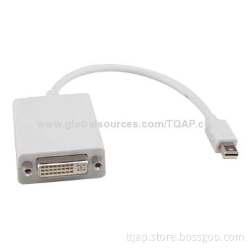 Mini DisplayPort male to DVI 24+1 female cable